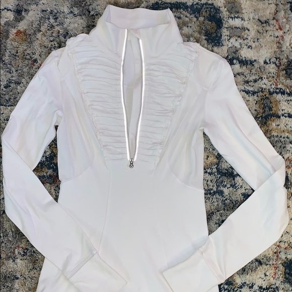 Lululemon white pullover jacket size 4 - Picture 4 of 6
